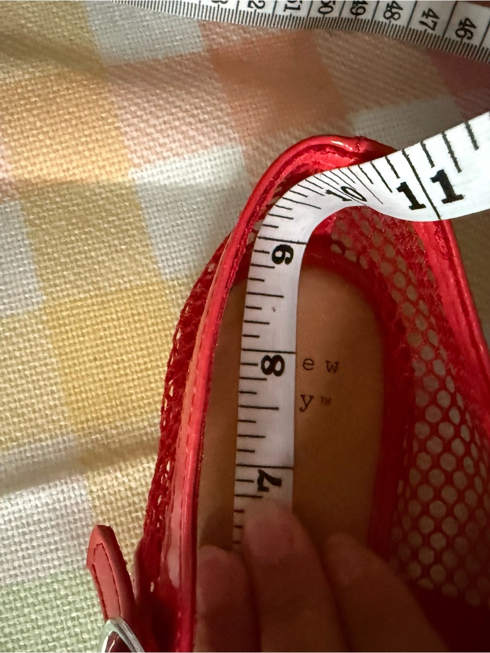 a new day Red Mesh Mary Jane Flats - Picture 5 of 6